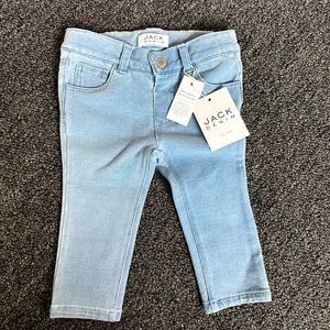 NWT Janie & Jack Baby Girl Jeans Size 6-12 Months
